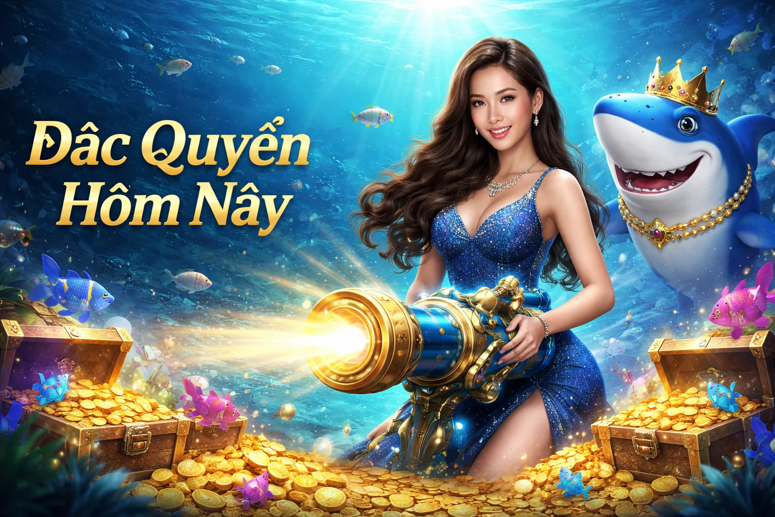Săn cá lớn tại đại dương xanh - Bắn Cá Đổi Thưởng